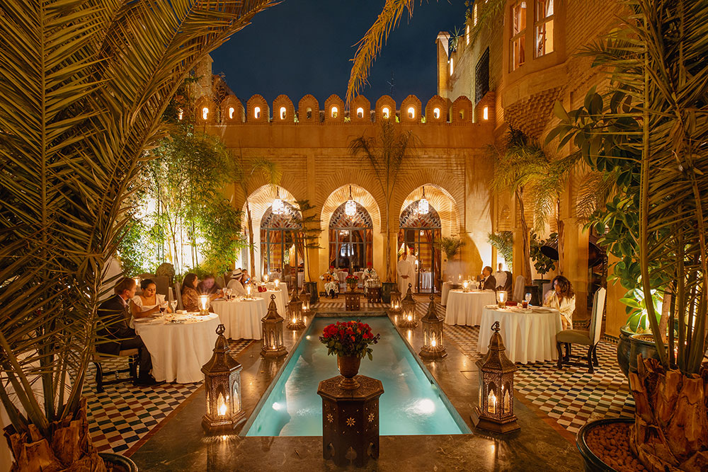 Вишукана вечеря в ріаді Марракешу
